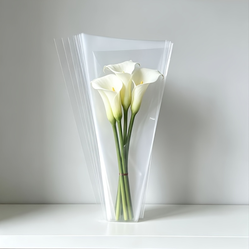 52pcs transparent plastic bouq - Event Party Shop 评论和价格