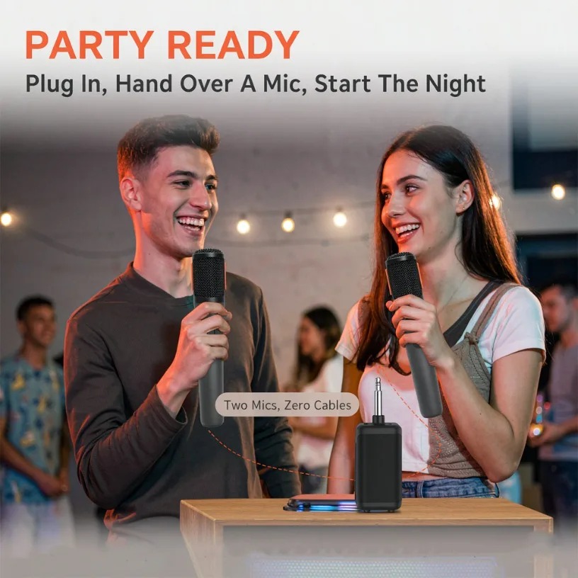 Wireless Microphone Dual Handh - Event & Party Supply Photos 评论和价格