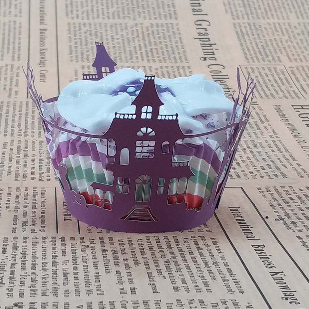 50Pcs Creative Cake Wrappers H - Plastic Cup 50Pcs 评论和价格