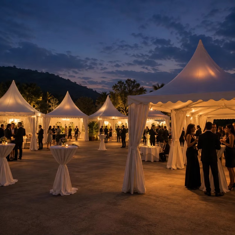 Customizable White Pagoda Tent - Event & Party Supply Photos 评论和价格